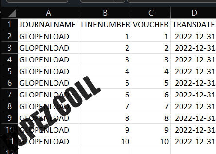 Voucher Number in import file