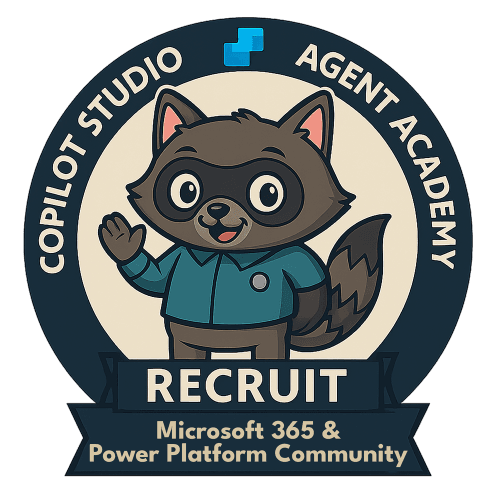 Agent Academy Recruit Badge