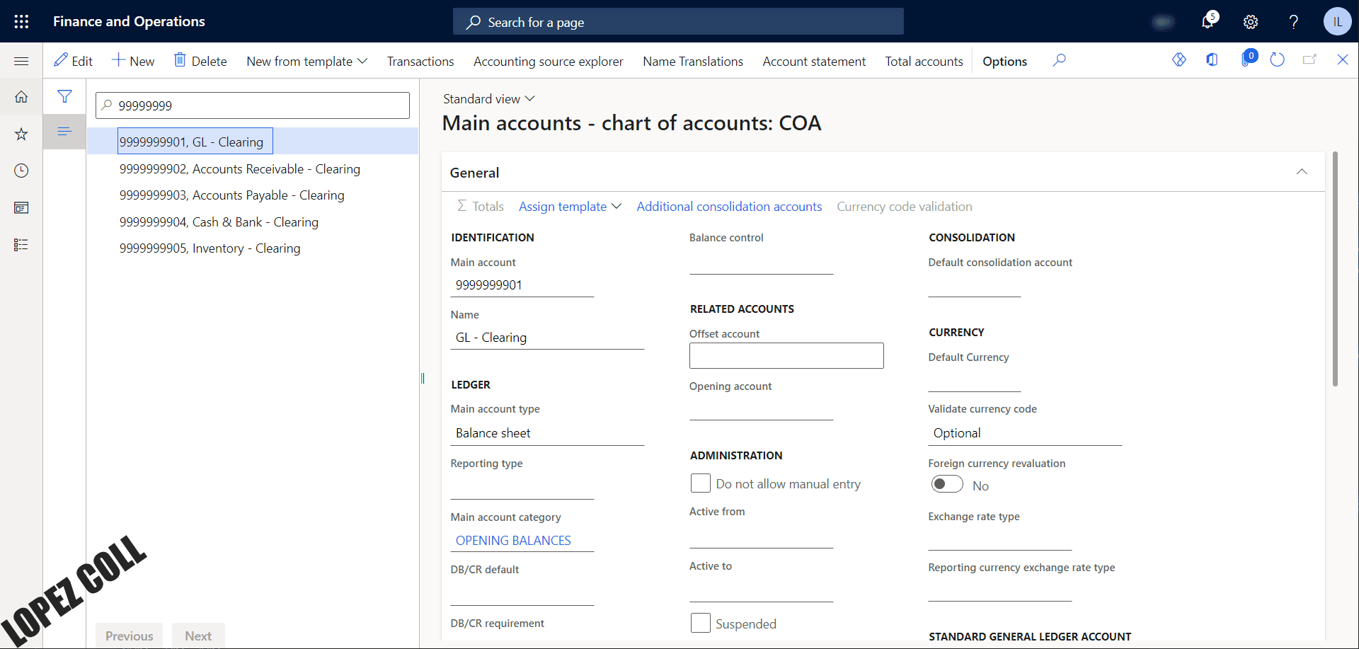 9-Accounts in the Chart of Accounts