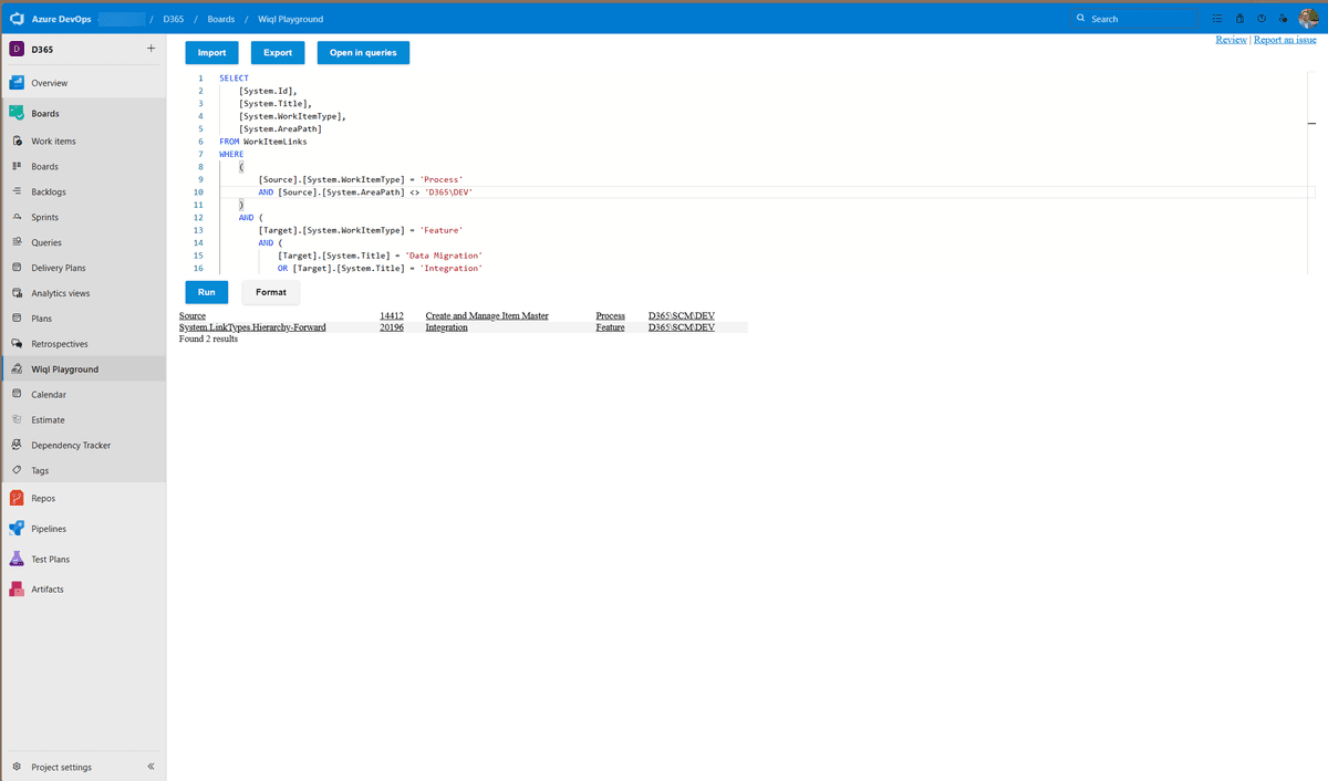 Azure Devops Queries Examples A Faster Way to Query Work Items in Azure DevOps (That I Wish I Knew ...